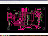 PCB Routing in Progress